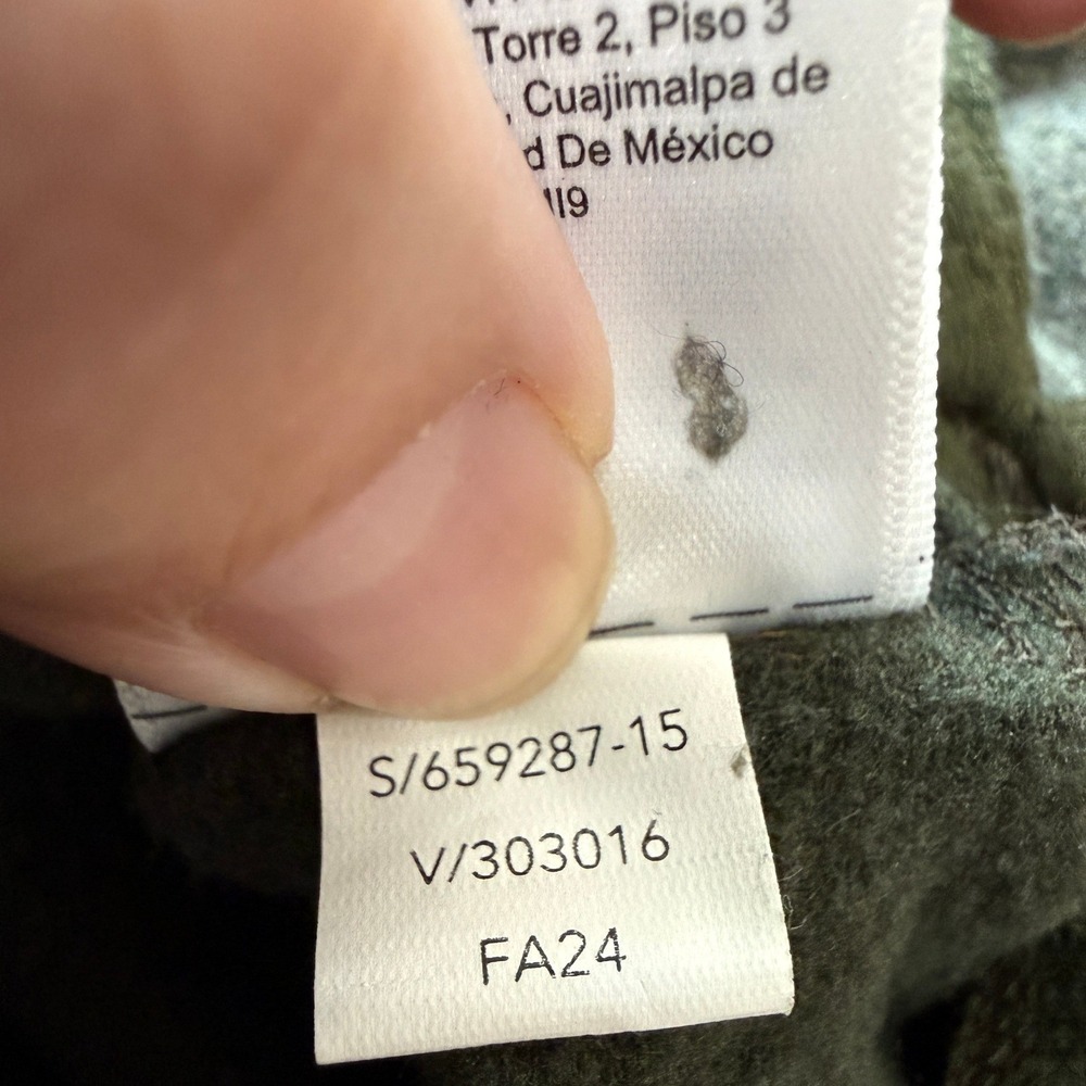 Athleta Coaster Luxe Recover Sweatshirt Dark Green Elm Large FLAW Athleisure - Picture 7 of 14